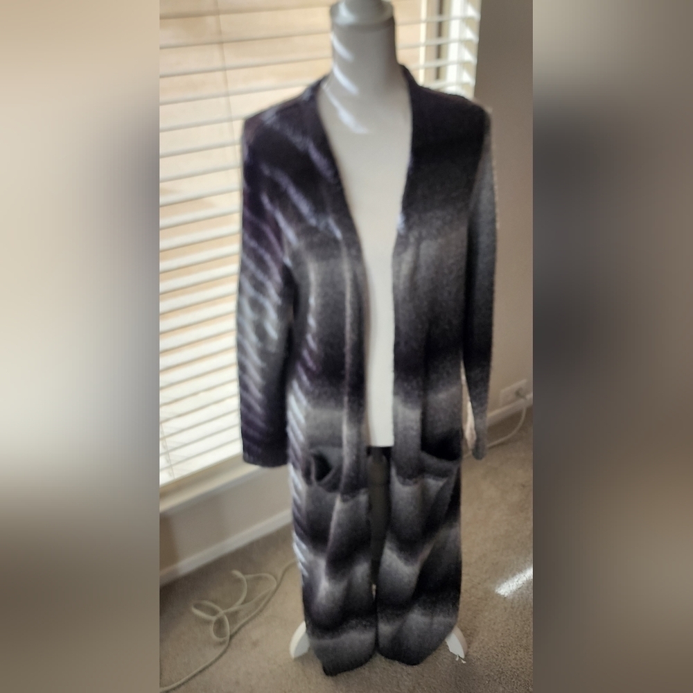 Marbled long sweater